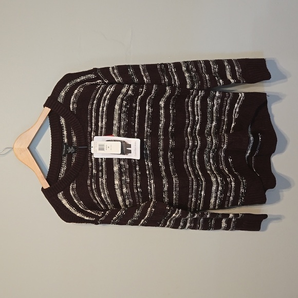 NWT Calvin Klein Jeans Women Knit classic plum Sweater sz M - Picture 2 of 8